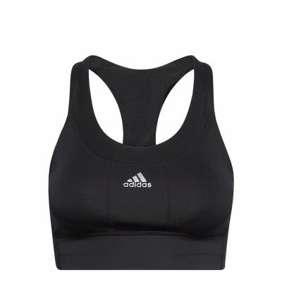 Running Medium-Support Pocket Bra W Lingerie Bras & Tops Sports Bras - ALL Svart *Villkorat Erbjudande Adidas Performance