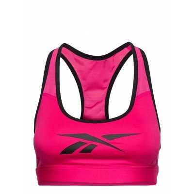 S Hero Racer Pad Bra-Read Lingerie Bras & Tops Sports Bras - ALL Rosa Reebok Performance