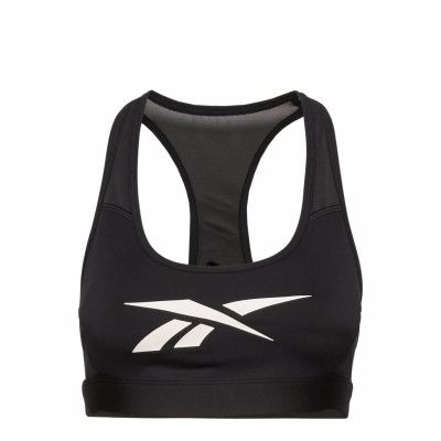 S Hero Racer Pad Bra-Read Lingerie Bras & Tops Sports Bras - ALL Svart Reebok Performance