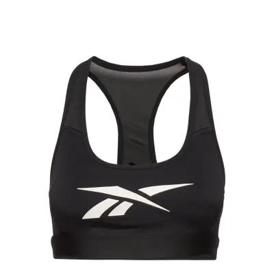 S Hero Racer Pad Bra-Read Lingerie Bras & Tops Sports Bras - ALL Svart Reebok Performance