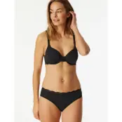 Schiesser Bügel Bh Mit Schale - Unique Cotton - Black - B x 70