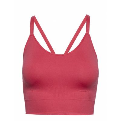 Seamless Bra Lingerie Bras & Tops Sports Bras - ALL Röd Adidas Performance