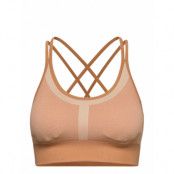 Seamless Strap Sports Bra Lingerie Bras & Tops Sports Bras - ALL Beige Stay In Place