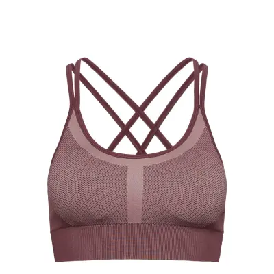 Seamless Strap Sports Bra Lingerie Bras & Tops Sports Bras - ALL Röd Stay In Place