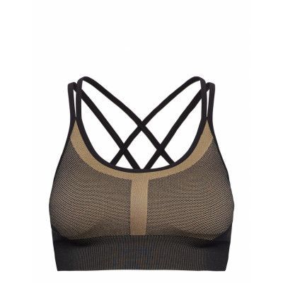 Seamless Strap Sports Bra Lingerie Bras & Tops Sports Bras - ALL Brun Stay In Place