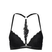 Secrete - Bra No. 2 - Plunge Push Up Bra *Villkorat Erbjudande Lingerie Bras & Tops Plunge Bras Svart Etam