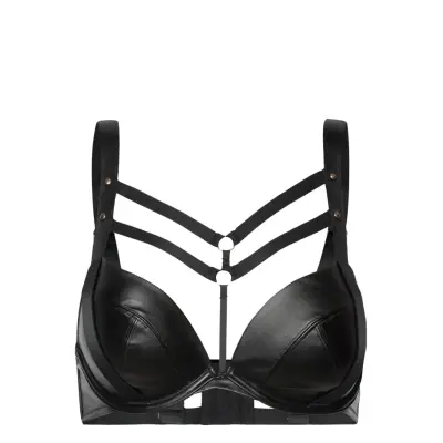 Shadow Pp Push Lingerie Bras & Tops Push Up Bras Svart *Villkorat Erbjudande Hunkemöller