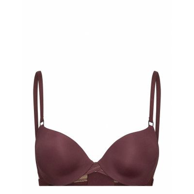 Sloggi S Symmetry Whp Lingerie Bras & Tops T-shirt Bras Brun Sloggi