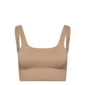 Luxe Seamless Bra Sport Bras & Tops Sports Bras - All Beige AIM'N