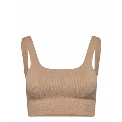Luxe Seamless Bra Sport Bras & Tops Sports Bras - All Beige AIM'N