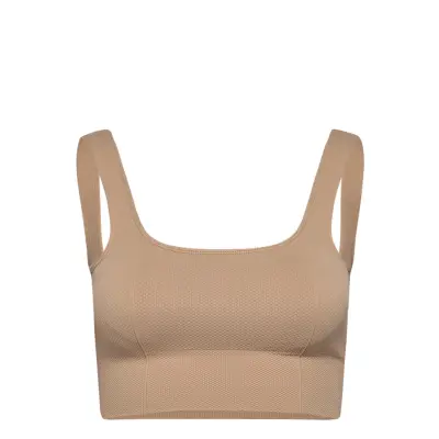 Luxe Seamless Bra Sport Bras & Tops Sports Bras - All Beige AIM'N