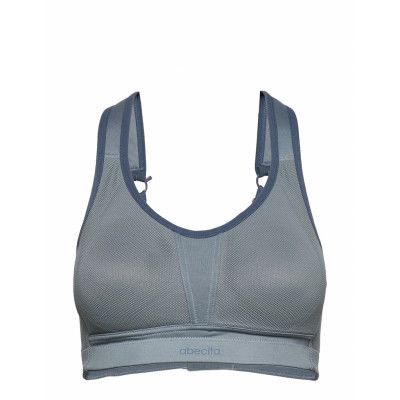 Spacer Sport Lingerie Bras & Tops Soft Bras Tank Top Bras Blå Abecita