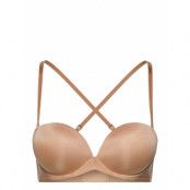 Strapless Maximiser *Villkorat Erbjudande Lingerie Bras & Tops Strapless Bras Beige Hunkemöller