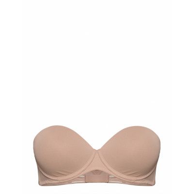 Calvin Klein Strapless Push Up Beige