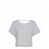 Studio Backless T-Shirt T-shirts & Tops Short-sleeved Vit Adidas Performance