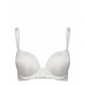 Super_Push_Up Claire Demi *Villkorat Erbjudande Lingerie Bras & Tops T-shirt Bras Vit Dorina