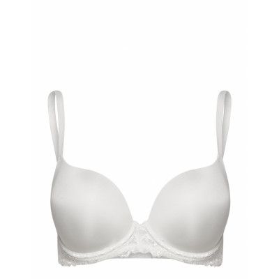 Super_Push_Up Claire Demi *Villkorat Erbjudande Lingerie Bras & Tops T-shirt Bras Vit Dorina