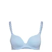 Padded_Bra_Heartshape *Villkorat Erbjudande Lingerie Bras & Tops Push Up Bras Blå Marie Jo