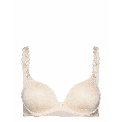 Padded_Bra_Heartshape *Villkorat Erbjudande Lingerie Bras & Tops Push Up Bras Creme Marie Jo