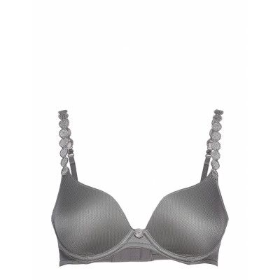Padded_Bra_Heartshape *Villkorat Erbjudande Lingerie Bras & Tops Push Up Bras Grå Marie Jo
