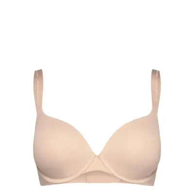 Tommy Hilfiger Plunge Push Up Beige