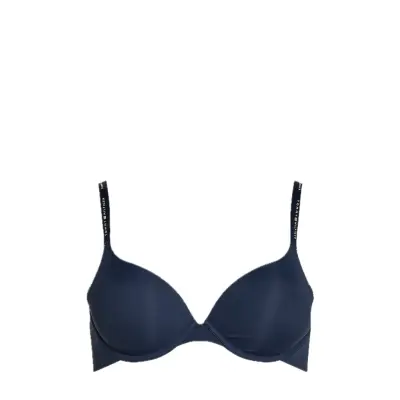 Tommy Hilfiger Plunge Push Up Marinblå