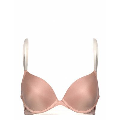 Transparent Back Pp Push *Villkorat Erbjudande Lingerie Bras & Tops Push Up Bras Rosa Hunkemöller