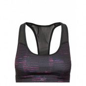 Ts Runlux Racer Bra - Aop Lingerie Bras & Tops Sports Bras - ALL Svart Reebok Performance