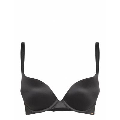 BOSS Underwire Bra Satin Svart