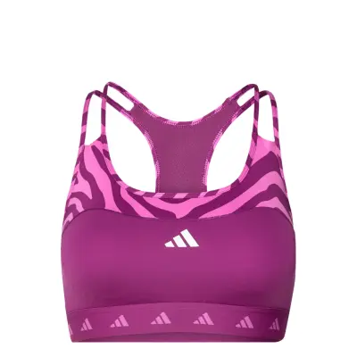 W Hyglm Ms B Sport Bras & Tops Sports Bras - All Purple Adidas Performance