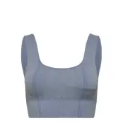 Washed Light Denim Seamless Bra Sport Bras & Tops Sports Bras - All Blue AIM'N
