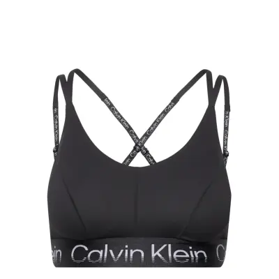 Wo - High Support Sports Bra Lingerie Bras & Tops Sports Bras - ALL Svart Calvin Klein Performance