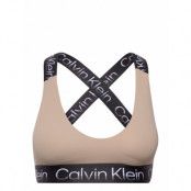 Wo - Medium Support Sports Bra Lingerie Bras & Tops Sports Bras - ALL Beige Calvin Klein Performance