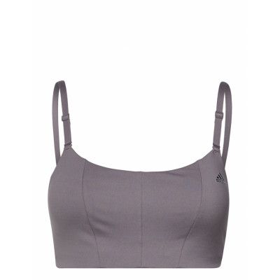 Yoga Studio Light-Support Bra Sport Bras & Tops Sports Bras - All Grå Adidas Performance