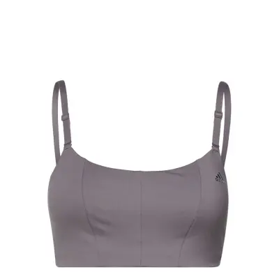 Yoga Studio Light-Support Bra Sport Bras & Tops Sports Bras - All Grå Adidas Performance