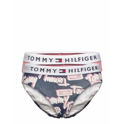 2p Bikini Logo Trosa Blå Tommy Hilfiger