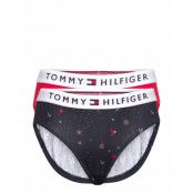 2P Bikini Print Night & Underwear Underwear Panties Röd Tommy Hilfiger