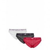 3 Pack Bikini Lace Trosa Brief Tanga Multi/patterned Tommy Hilfiger