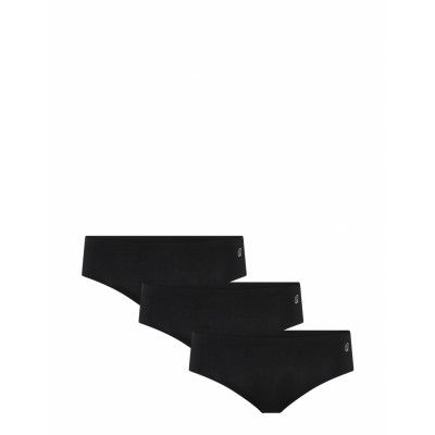 URBAN QUEST 3-Pack Women Bamboo Bikini Brief Svart