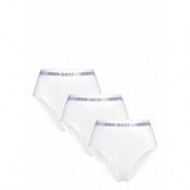 3-Pack Women Bamboo Maxi Brief Swimwear Bikinis Bikini Bottoms Bikini Briefs White URBAN QUEST