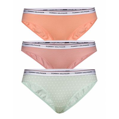 3p Bikini Fairisle Print Trosa Brief Tanga Multi/mönstrad Tommy Hilfiger