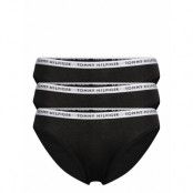 3P Bikini Trosa Brief Tanga Svart Tommy Hilfiger