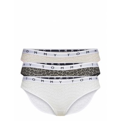 3P Bikini Trosa Brief Tanga Vit Tommy Hilfiger