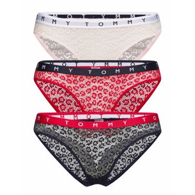 3P Bikini *Villkorat Erbjudande Trosa Brief Tanga Röd Tommy Hilfiger