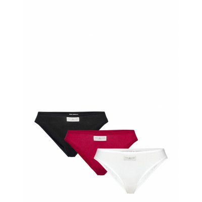 3P Bikini Trosa Brief Tanga Vit Tommy Hilfiger