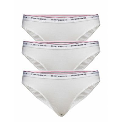 3p Bikini Trosa Brief Tanga Vit Tommy Hilfiger
