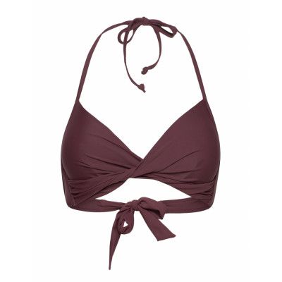 Aaliyah Top Swimwear Bikinis Bikini Tops Triangle Bikinitops Brun Missya