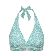 Abecita Maui Halterneck Bikini Bra Aqua/White - Blue - BC x 85