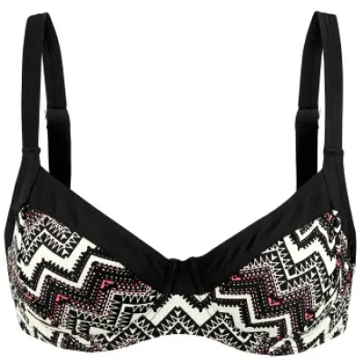 Abecita Zig-Zag Unique Wire Bikini Bra * Fri Frakt *