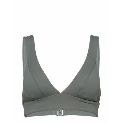 Active Banded Tri Bra Swimwear Bikinis Bikini Tops Wired Bikinitops Grön Seafolly